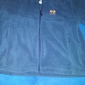 Men's Large Notre Dame fleece zipup